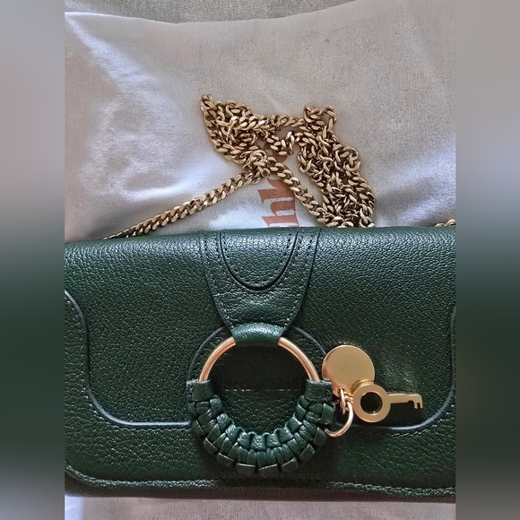 See by Chloe Women's Hana Wallet on Chain - Green - Picture 2 of 10